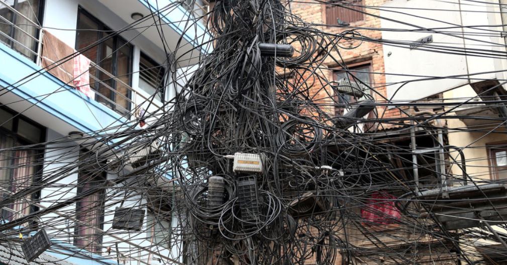 पोखरामा ६५ प्रतिशत विद्युत् तार भूमिगत