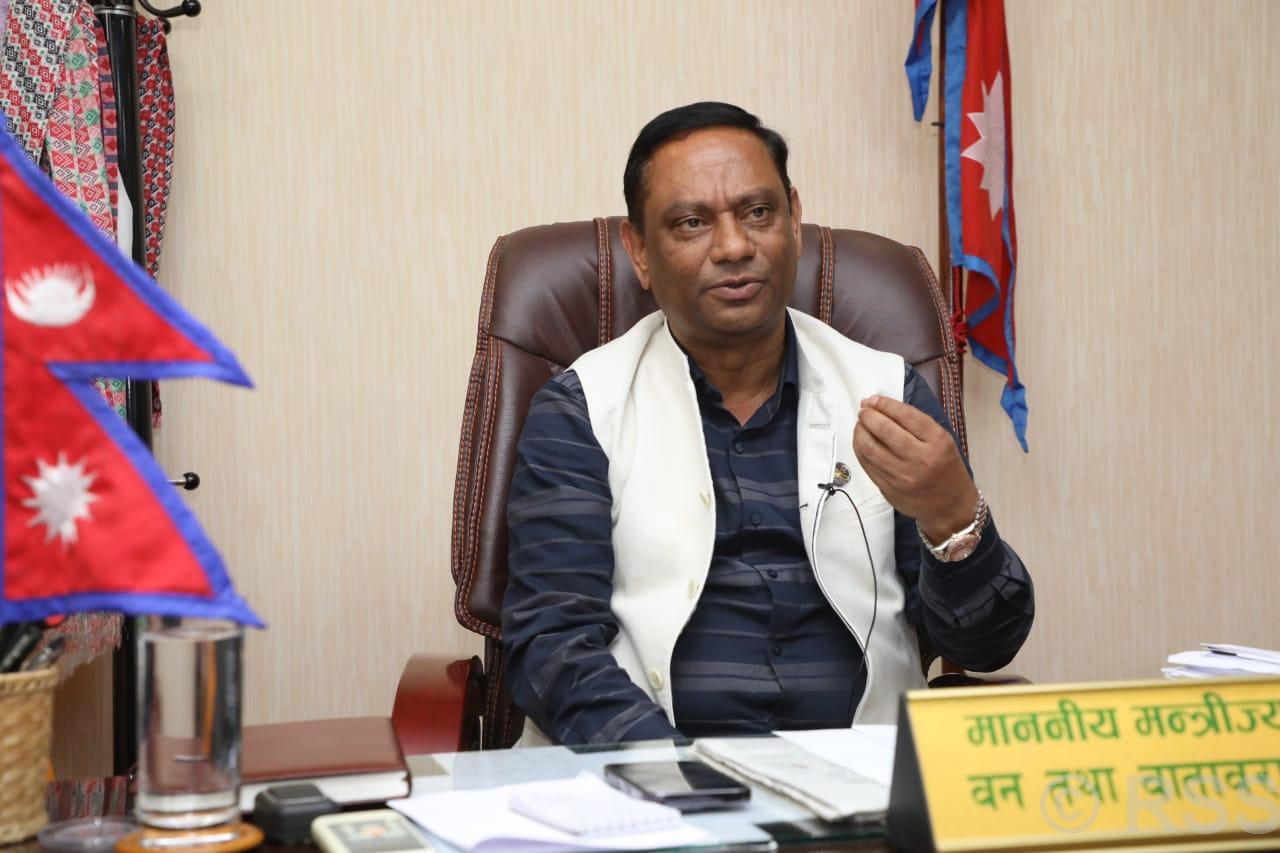 वन्यजन्तुको सङ्ख्यामा वृद्धिसँगै व्यवस्थापनमा चुनौती थपिएको छ : वनमन्त्री डा. महतो