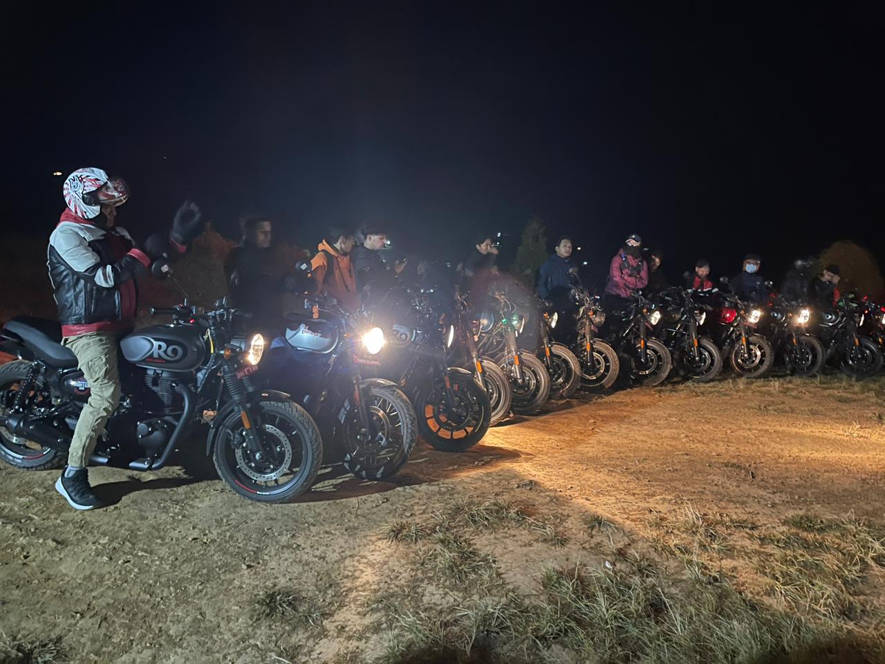 रोयल इनफिल्ड हन्टर राइड द लाइट २०२३’ कार्यक्रम सम्पन्न