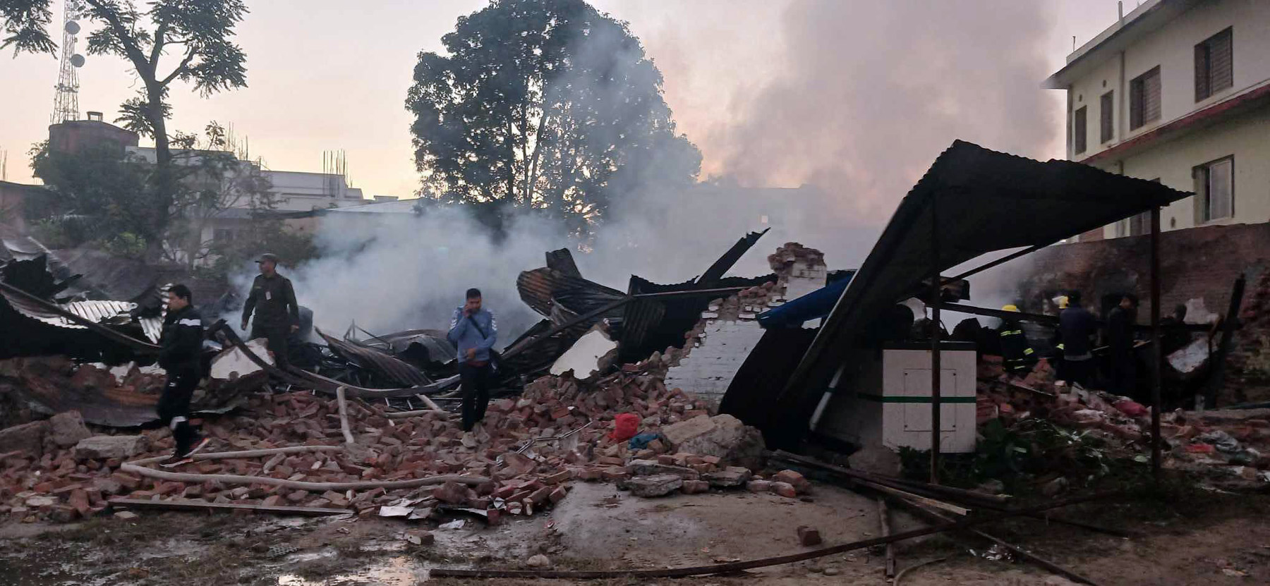 आगलागीबाट अस्पतालमा क्षति