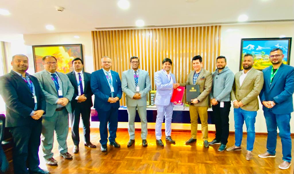 ईसेवा मनि ट्रान्सफर र नेपाल एसबिआई बैंकबीच रेमिट्यान्स भुक्तानी सम्झौता