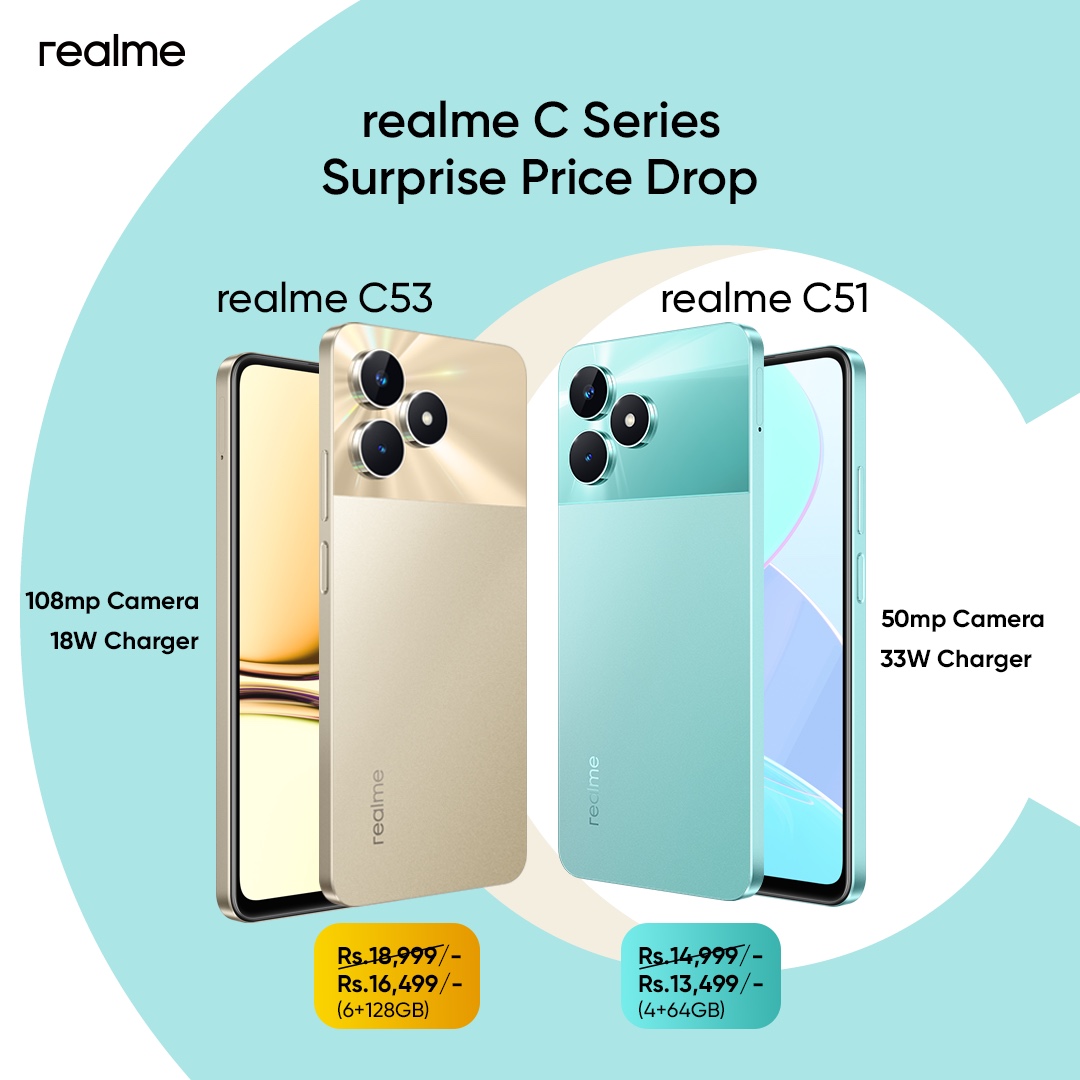रियलमी सि ५१ र सि ५३ अब छुट मुल्यमा