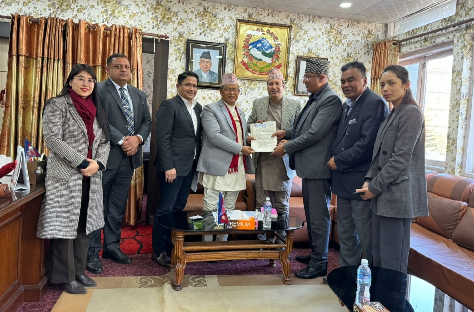 महासंघ र कानुन मन्त्रीबीच भेट, तारे होटललाई राष्ट्रिय प्राथमिकताप्राप्त उद्योगमा वर्गीकरण गर्ने तयारी