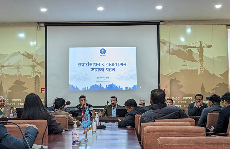 सवारीसाधनमा यूरो–६ सरहको नीति ल्याउन सरकारलाई व्यवसायीको आग्रह