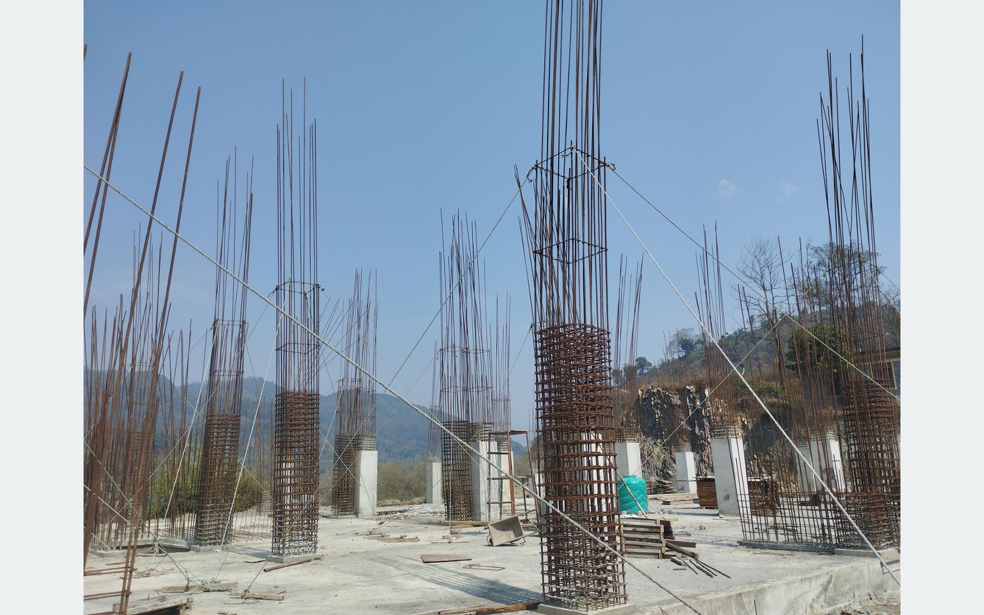 बजेट अभावमा नगर अस्पतालको काम रोकियो