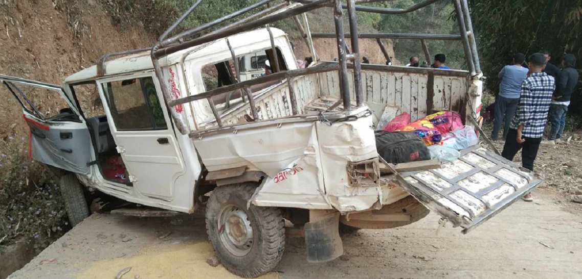 वालिङमा जिप दुर्घटना हुँदा नौ जना घाइते
