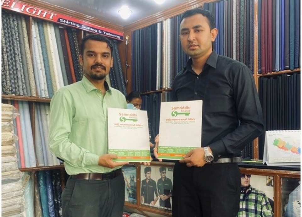 समृद्धि फाइनान्सका ग्राहकहरुलाई डिलाइट टेलरीङ सेन्टरमा भारी छुट