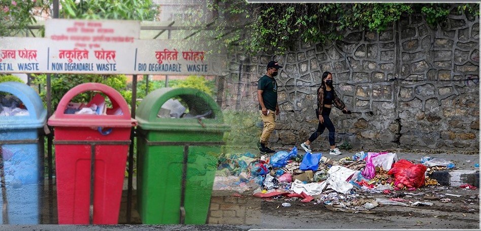 टीकापुरमा फोहर बहान भित्रिएपछि नगर सफा