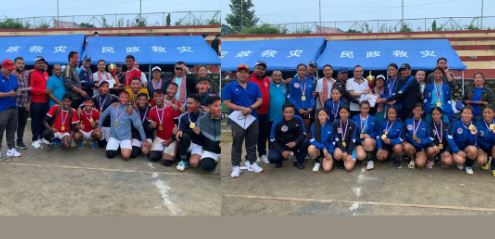 प्रदेशस्तरीय भलिबल प्रतियोगिताः पुरुषतर्फको नवलपुर र महिलातर्फ पर्वतलाई उपाधि