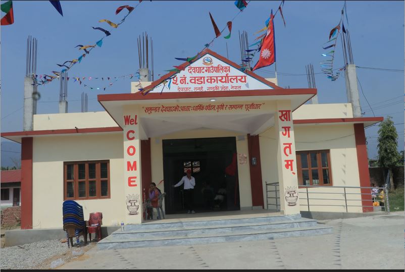 देवघाटमा दुई वडाका नयाँ भवन निर्माण