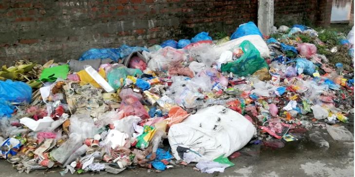 मन्थलीमा अझै फोहर व्यवस्थापन भएन