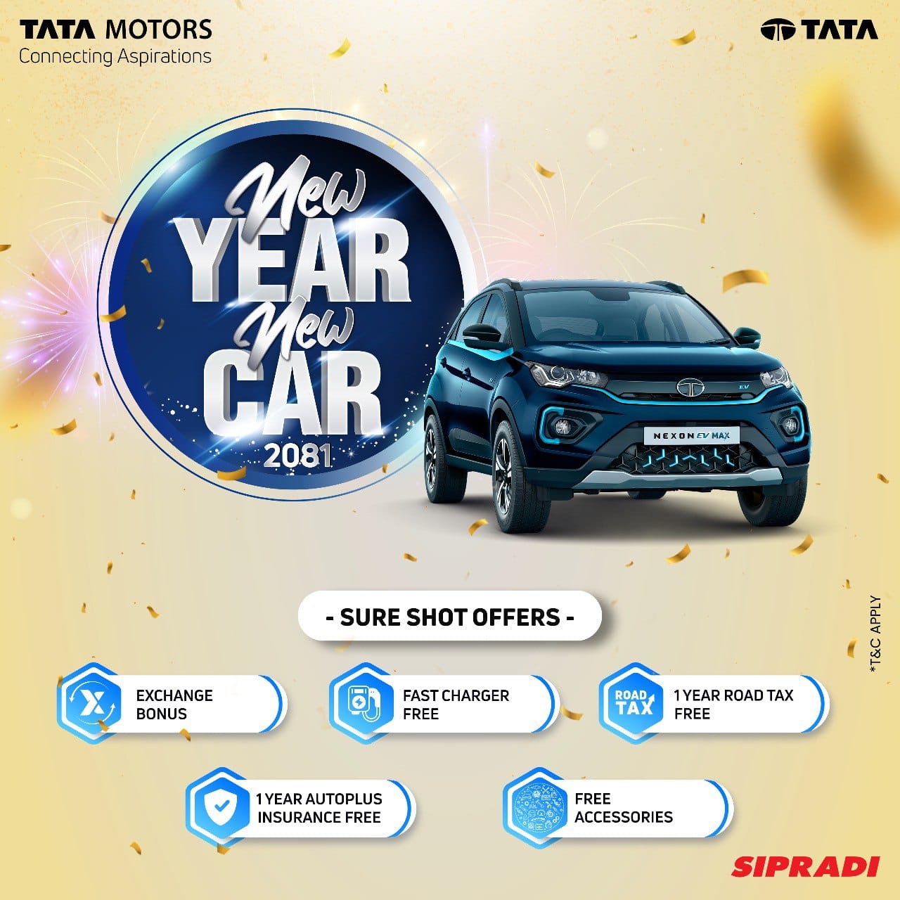 सिप्रदीको नयाँ वर्ष योजनाः जुनसुकै ब्राण्डको गाडी एक्सचेन्जमा आकर्षक बोनस