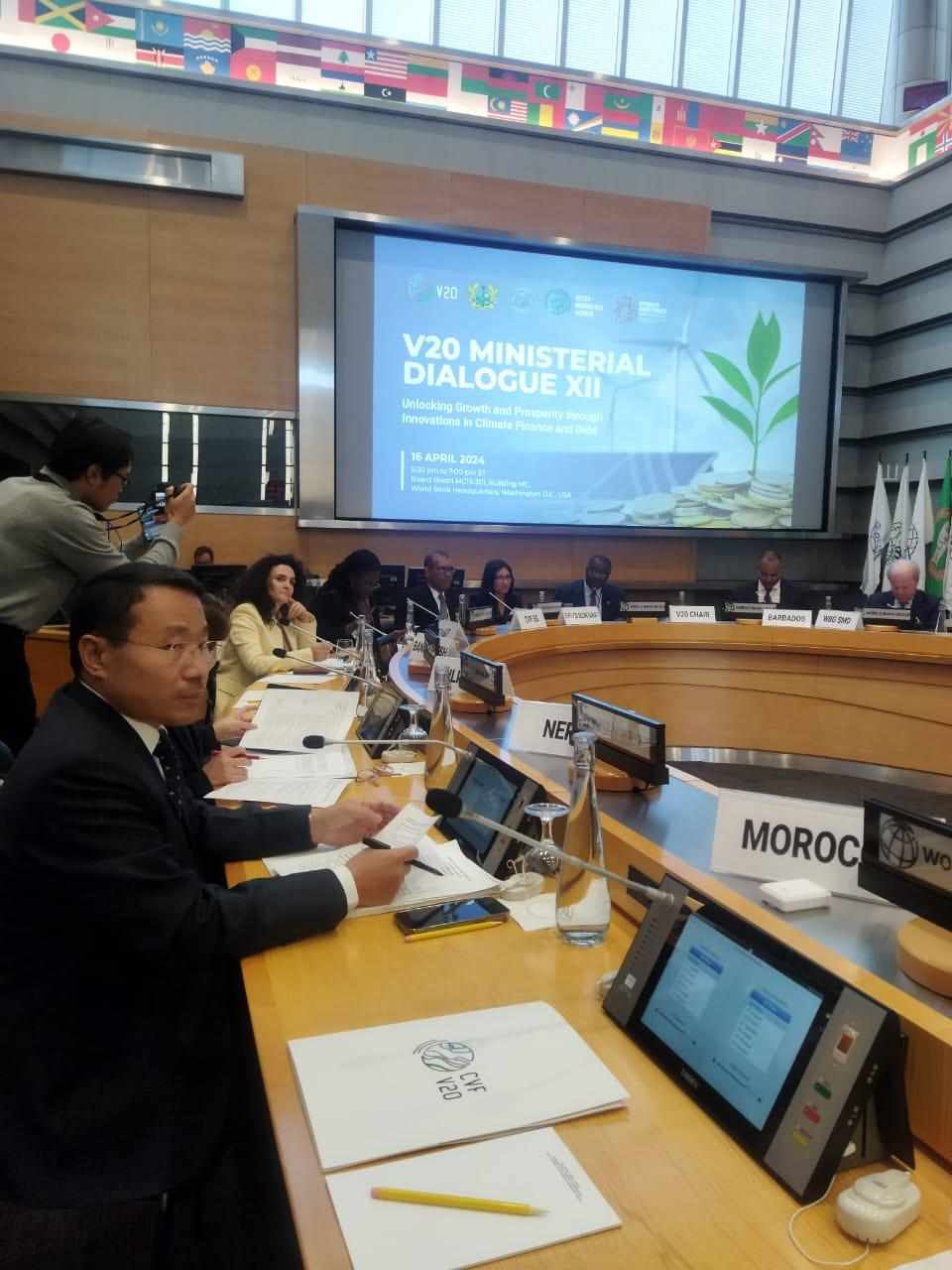 भी-२० बैठकमा मन्त्री पुनले भनेः जलवायु परिवर्तनमा हाम्रो योगदान छैन, विकसित देशले क्षतिपूर्ति दिनुपर्छ