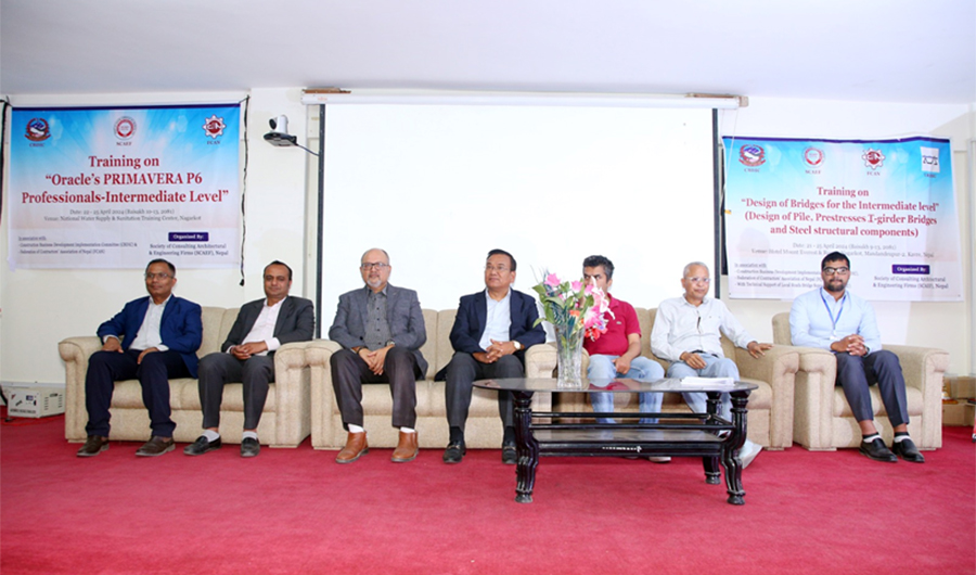 पुल डिजाइन र प्रोजेक्ट म्यानेजमेन्टसम्बन्धी आवासीय तालिम सम्पन्न