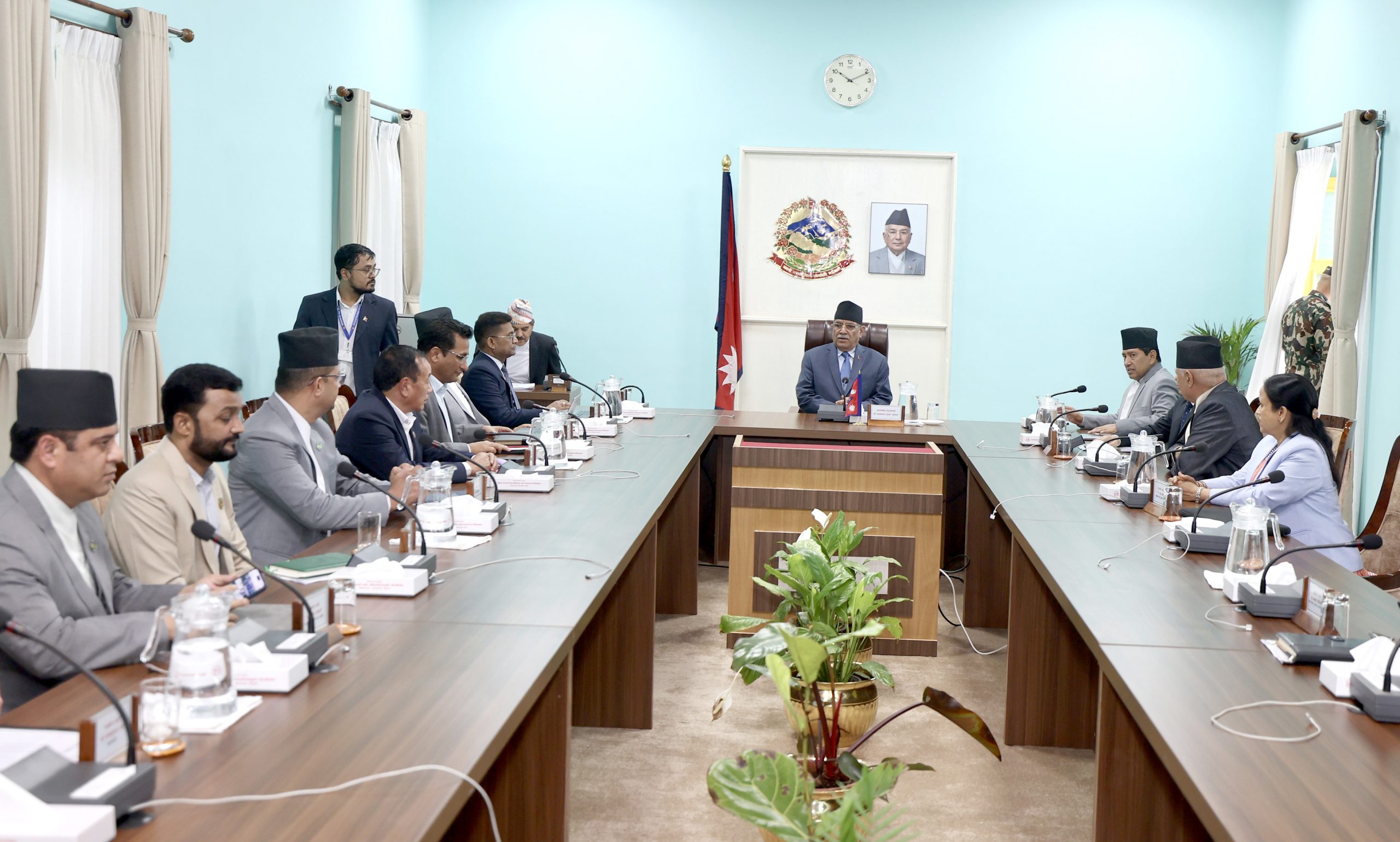 मन्त्रिपरिषद् बैठकबाट नीति तथा कार्यक्रम पारित, दिउँसो ३ बजे संसदको संयुक्त बैठकमा पेश हुँदै