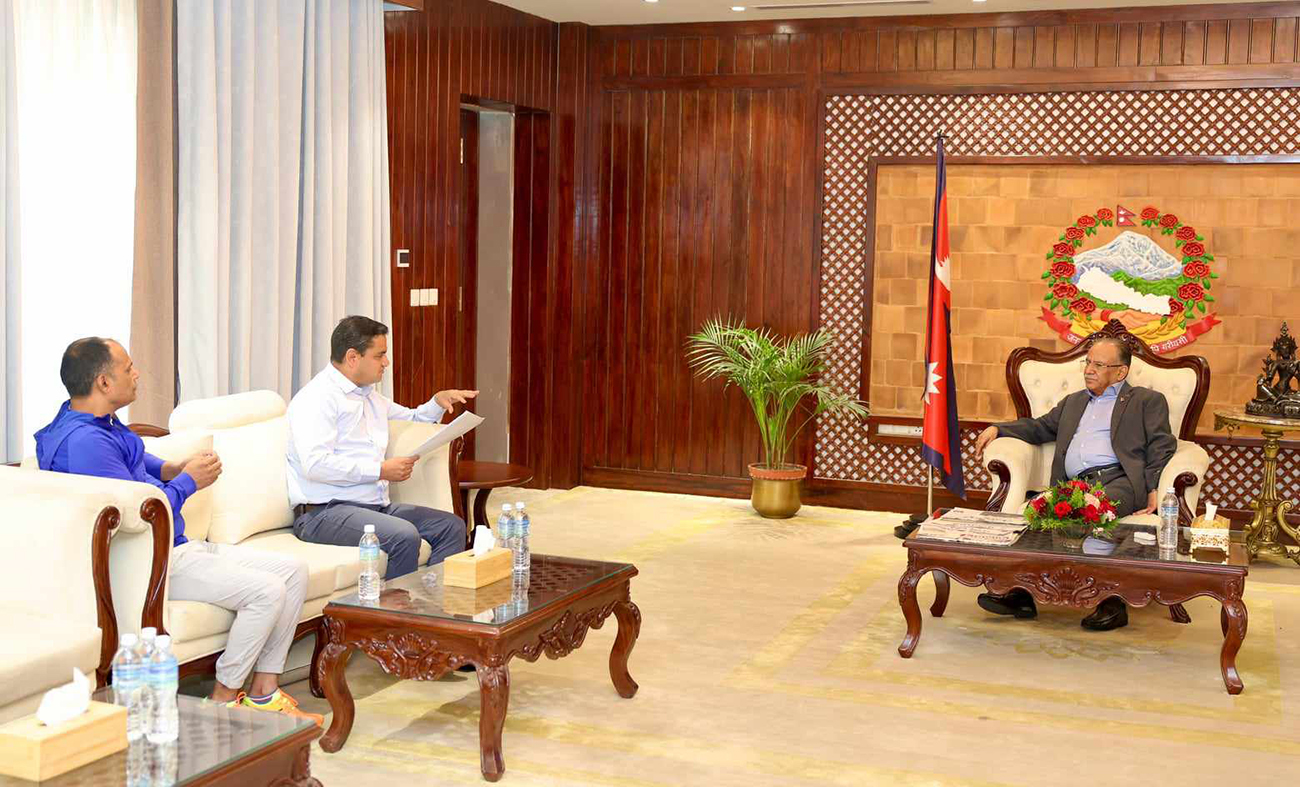 प्रधानमन्त्रीलाई भेटेर कांग्रेस सांसद प्रदीप पौडेलले मागे पाँच बहुवर्षीय योजना, ती के–के हुन् ?