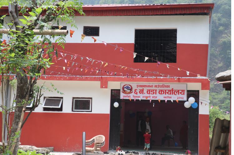 ६ वर्षपछि बन्यो वडा कार्यालय भवन