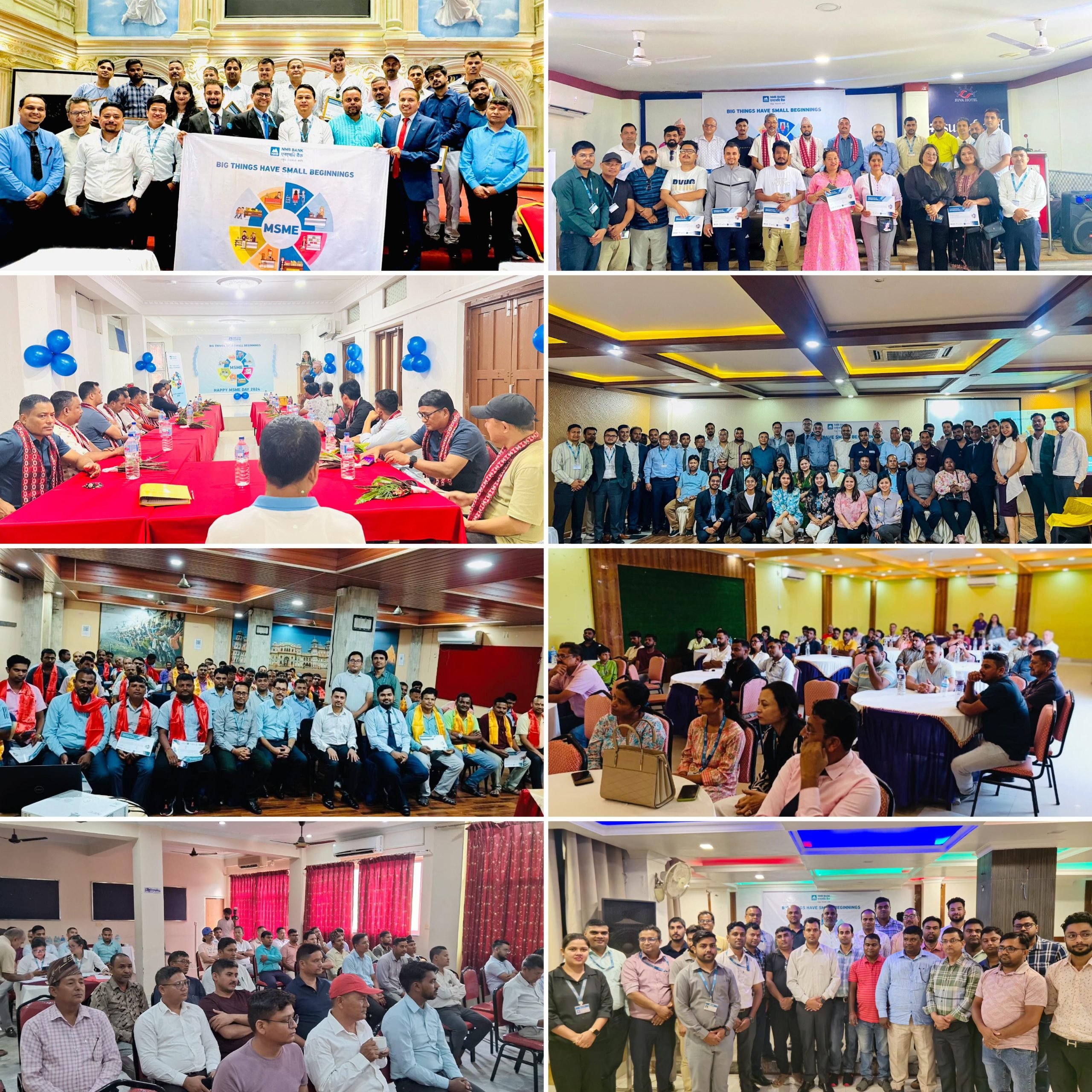 एनएमबि बैंकले सात वटै प्रदेशमा एमएसएमई दिवस मनायो