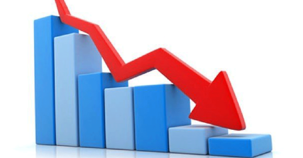 नेप्से परिसूचकमा सामान्य अंककाे गिरावट