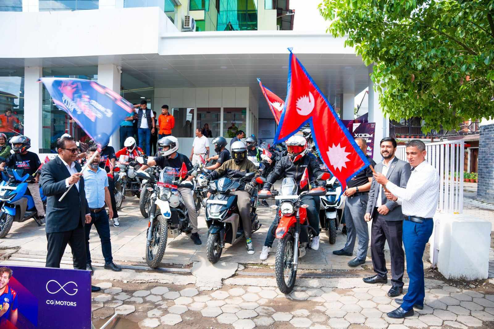 सीजी मोटर्सद्वारा नेपाली क्रिकेट टिमलाई शुभकामना र्यालीको आयोजना