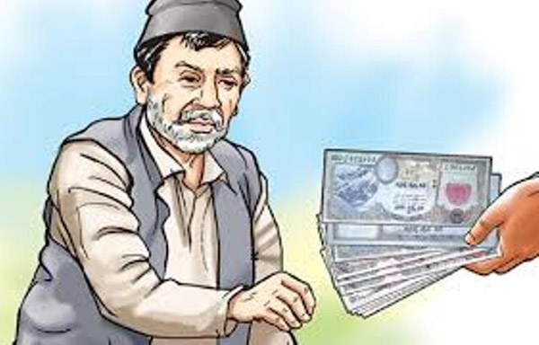 तातोपानी गाउँपालिकामा एकल पुरुष भत्ता कार्यक्रम