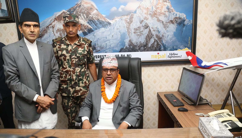 १५ दिनभित्र सुधारको कार्ययोजना पेस गर्न वायुसेवा निगमलाई पर्यटनमन्त्रीको निर्देशन