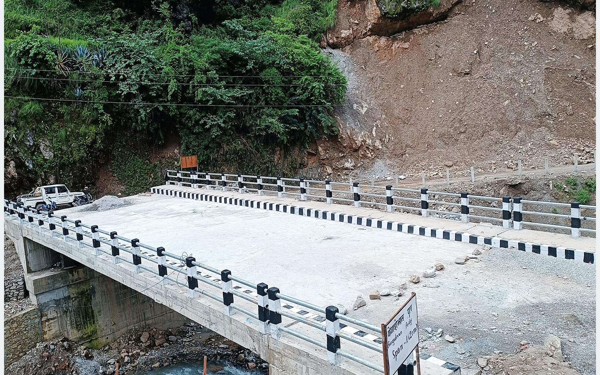 बुल्दीखोलामा छ करोडमा पक्की पुल बन्यो