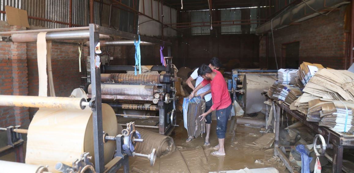 बाढीले इमाडोलका उद्योगहरुमा करोडौको क्षति