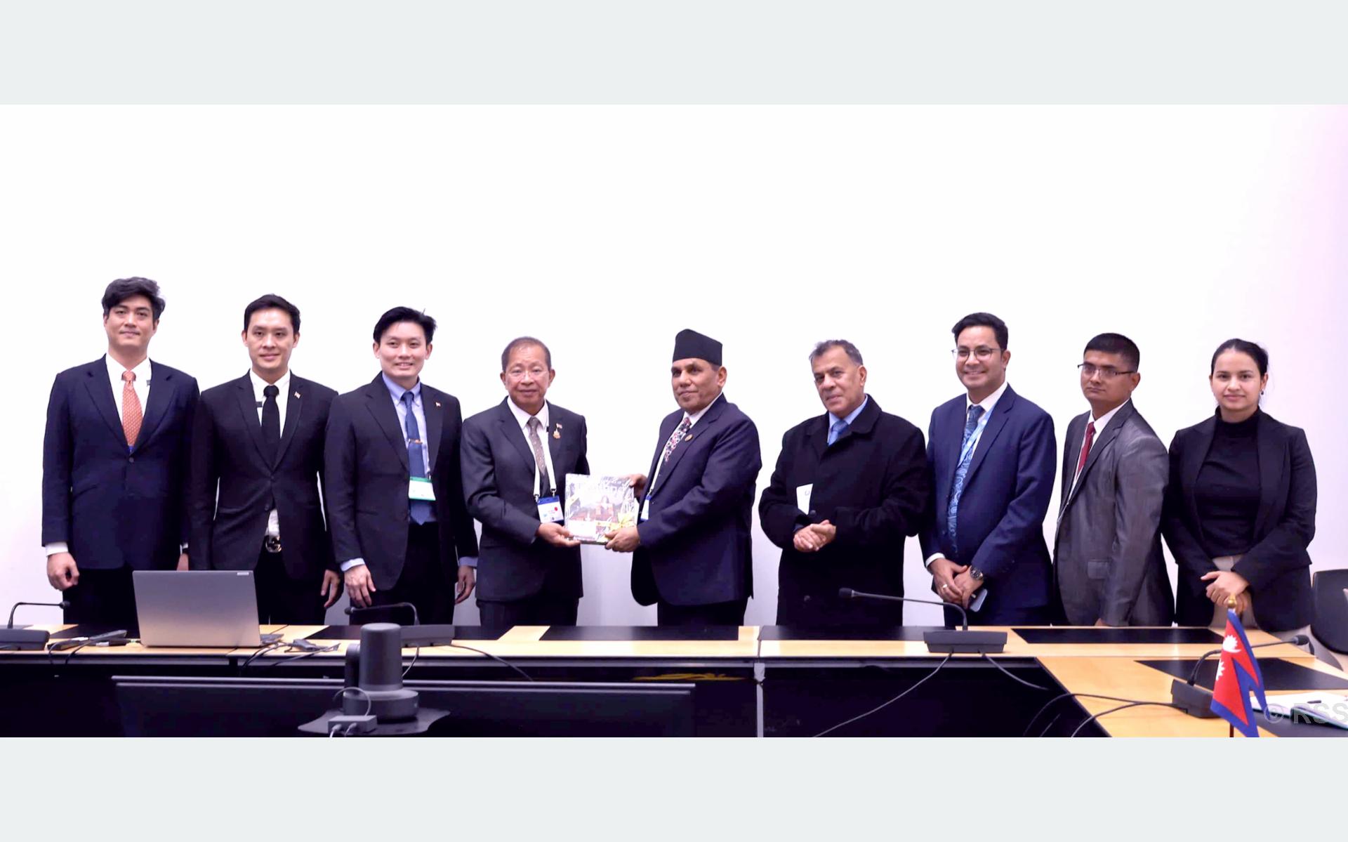 अध्यक्ष दाहाल र थाई सिनेट अध्यक्ष सुरसज्जाबीच भेटवार्ता