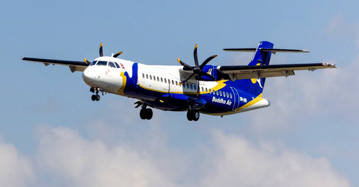 बुद्ध एयरले थप्यो एटिआर विमान