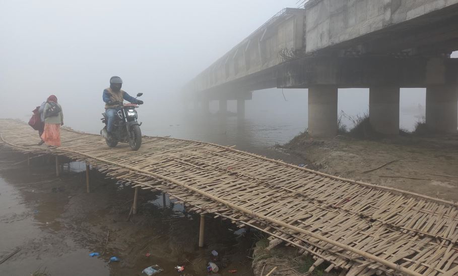 १४ वर्षदेखि अलपत्र झापाको कन्काई पुलको ठेक्का तोडियो