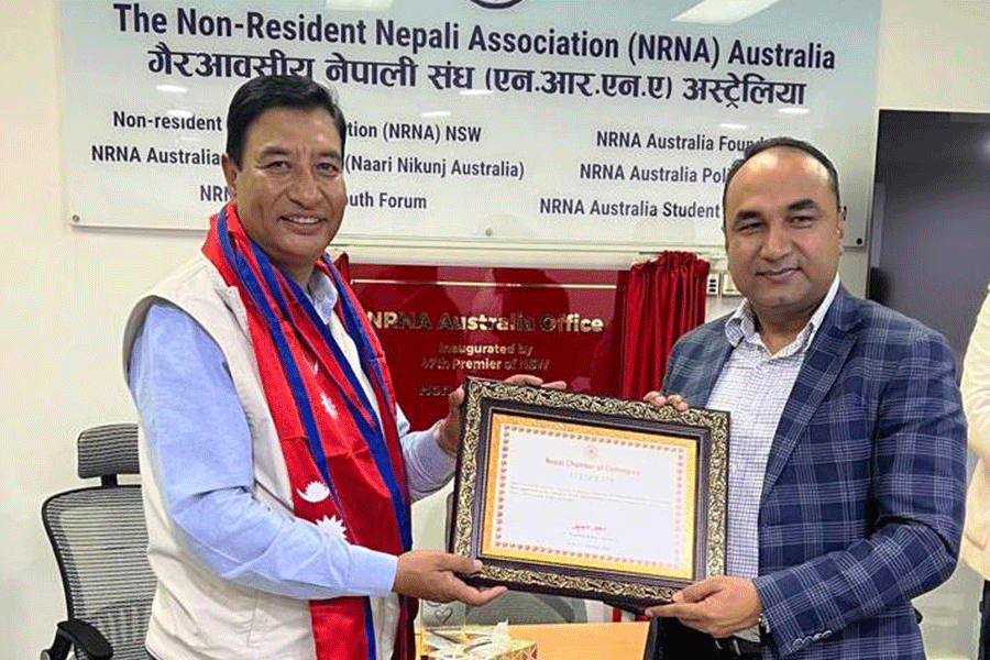 अष्ट्रेलियामा व्यापार सहजीकरणका लागि चेम्बरद्वारा प्रतिनिधि चयन