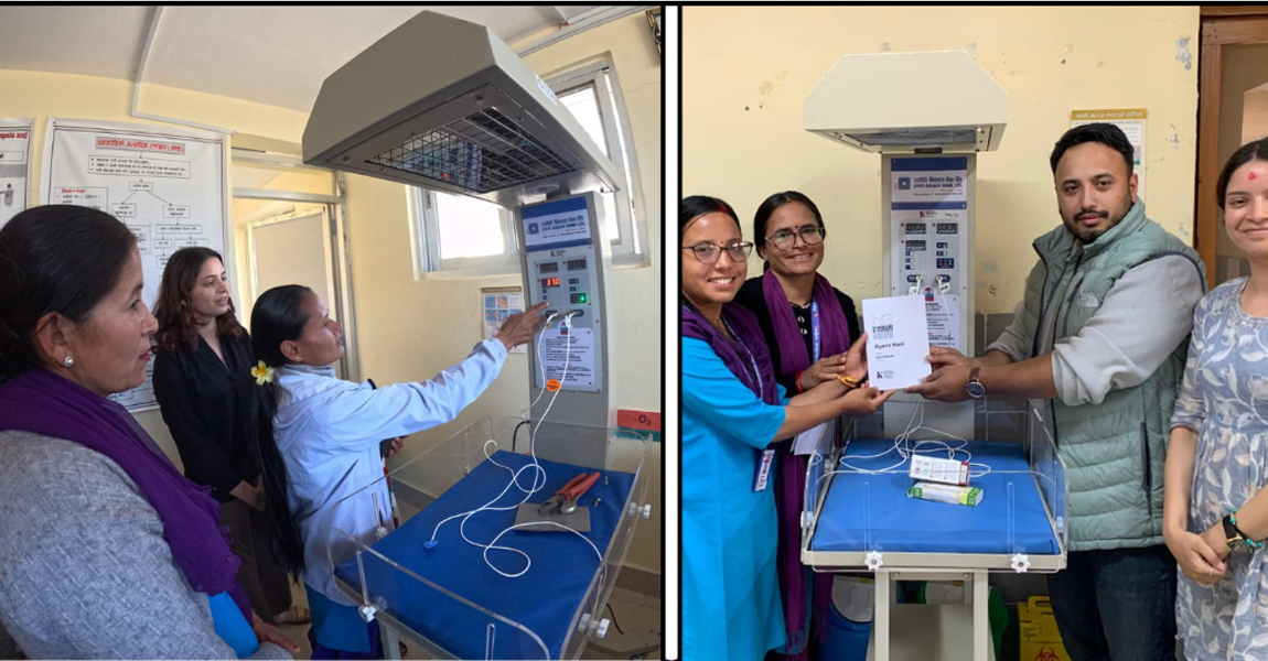 ज्योति विकास बैंकले गर्‍याे सुदूरपश्चिमका दुर्गम क्षेत्रमा बेबी वार्मर सहयाेग