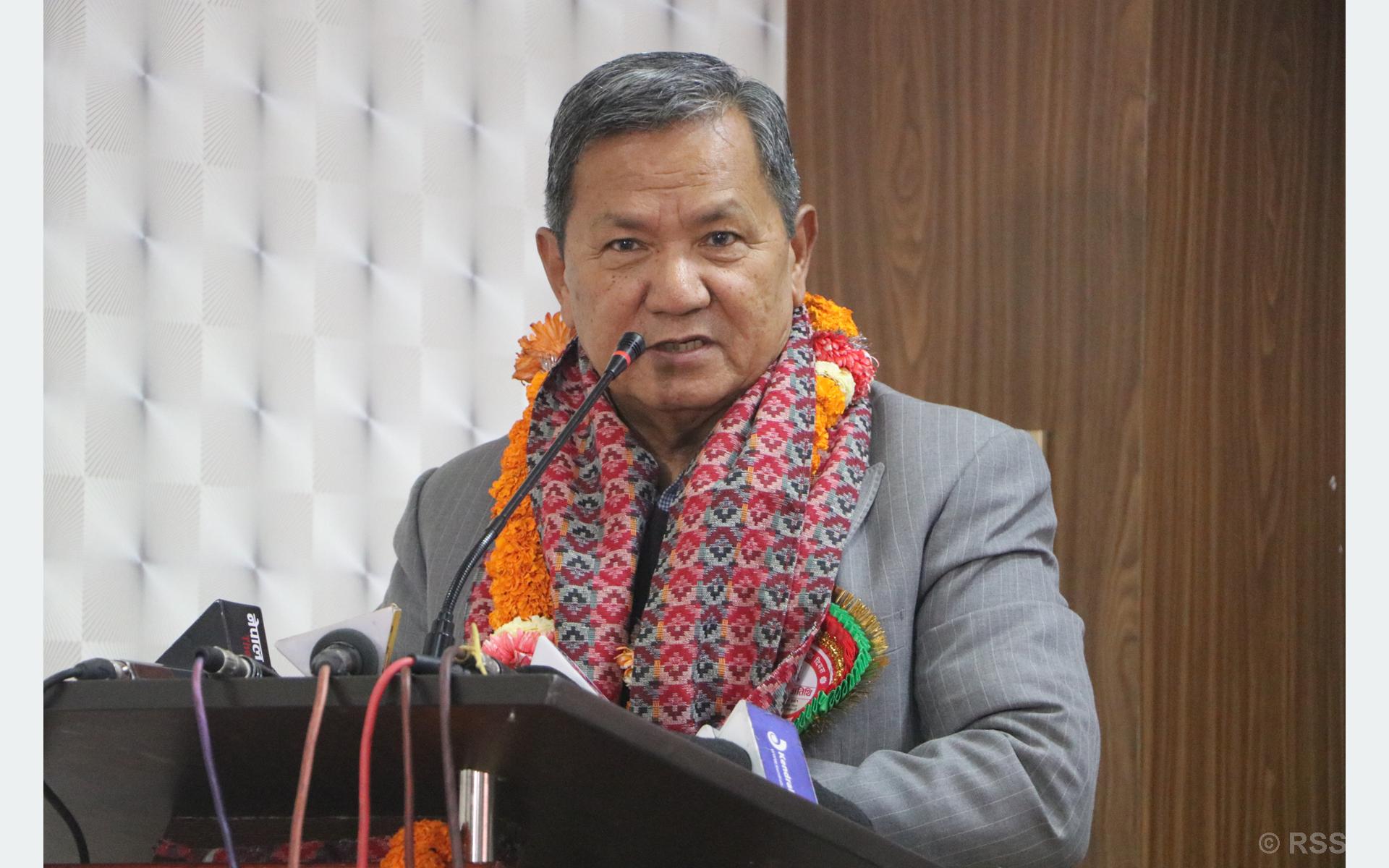 राजनीति हाबी भयो, खेलकुद क्षेत्र पछि पर्योः सञ्चारमन्त्री गुरुङ