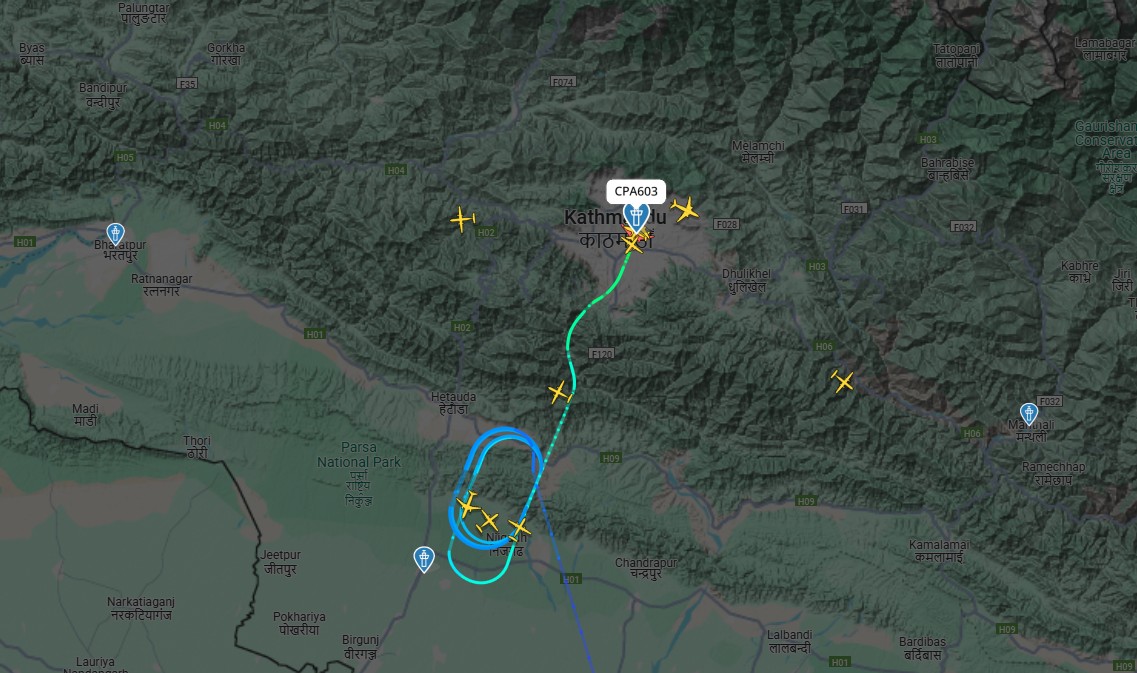 त्रिभुवन अन्तर्राष्ट्रिय विमानस्थलमा उडान सुचारु