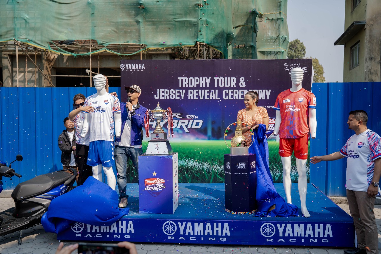यामाहा रेजेडआर १२५ एफआई हाइब्रिड र काठमाडौं रेजर्सको ट्रफी टुर