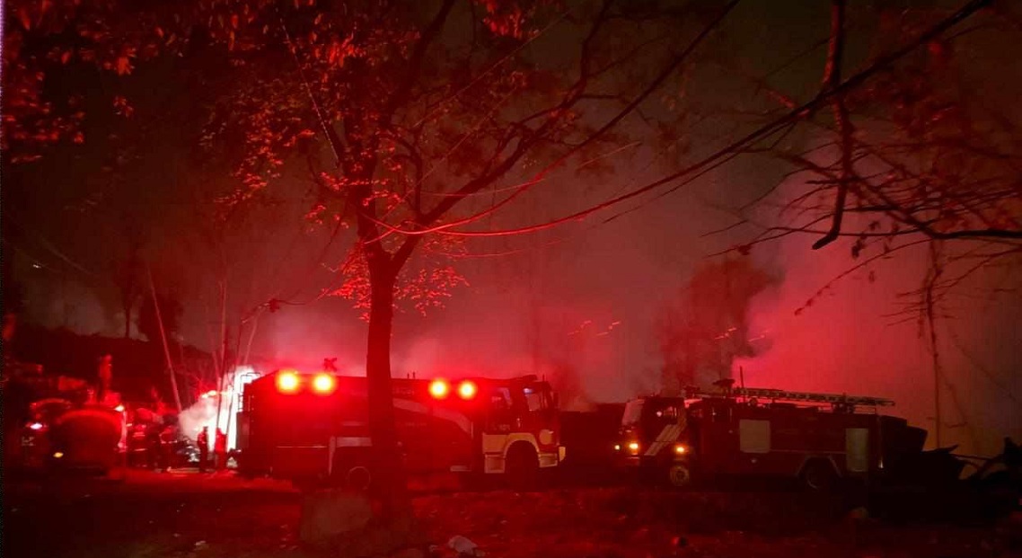 चन्द्रागिरिकाे केउरानीमा आगलागी