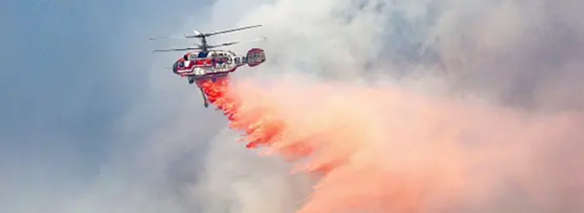 आगो निभाउन गएको हेलिकोप्टर दुर्घटना, चालकको मृत्यु