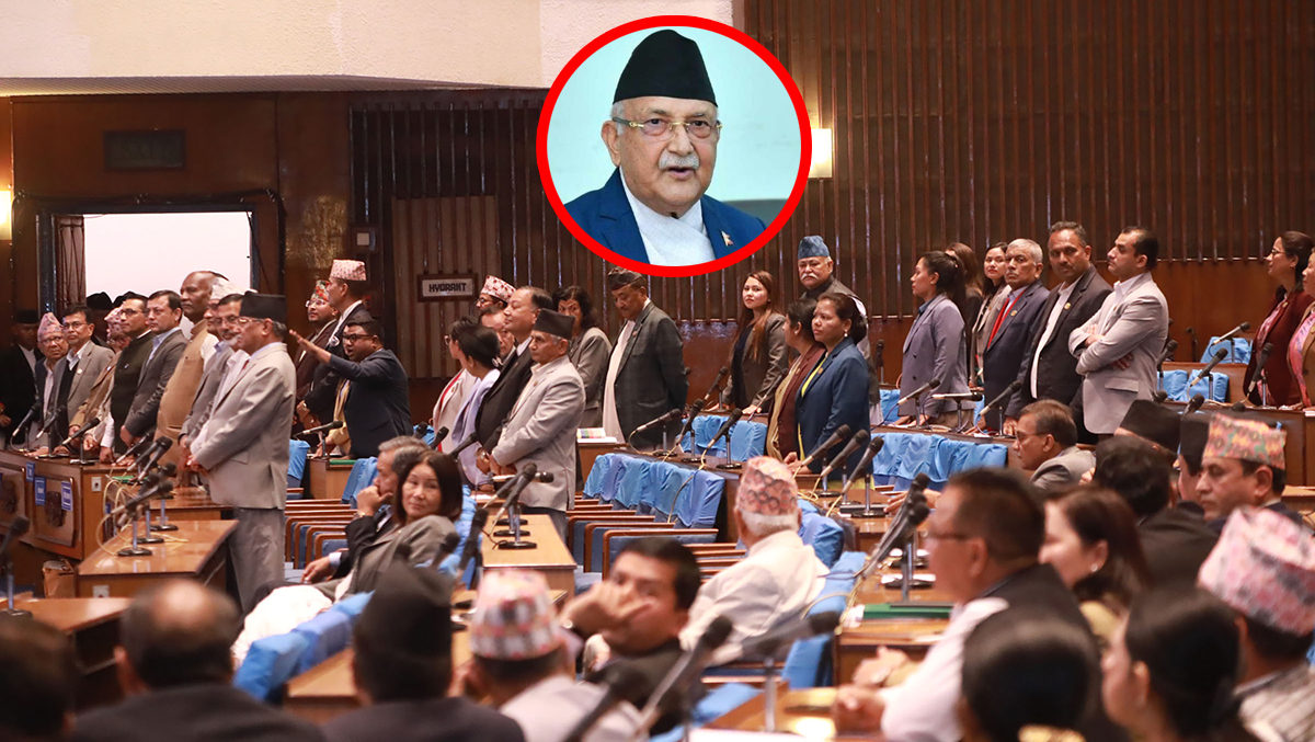 दुई घण्टा बितिसक्दा पनि सुरु भएन प्रतिनिधिसभाको बैठक, ओली डराएका हुन् ?