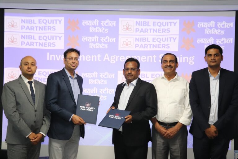 लक्ष्मी स्टील्समा एनआईबिएल इक्विटी पार्टनर्सले लगानी गर्ने
