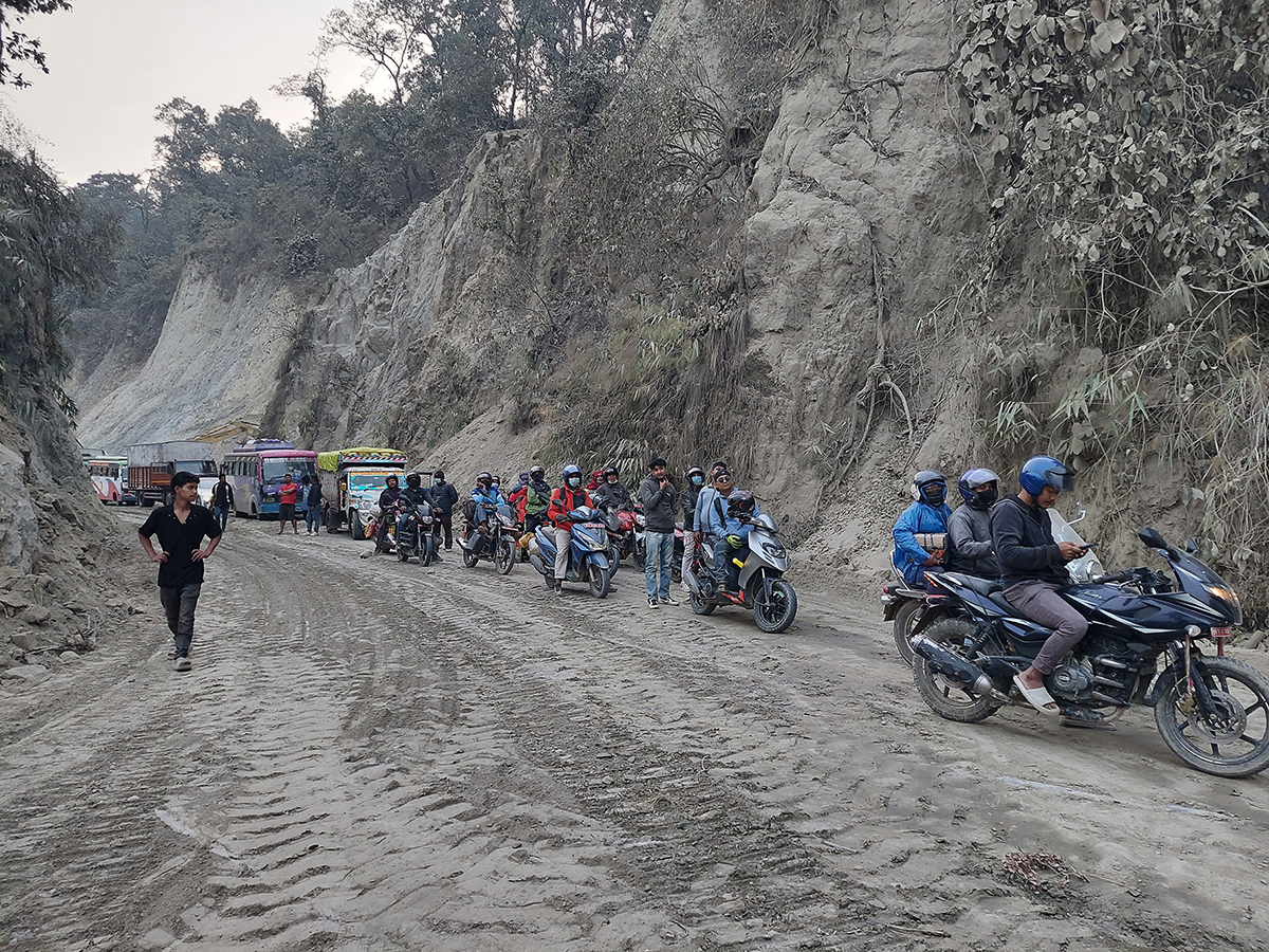 दाउन्ने सडक एकतर्फी संचालन