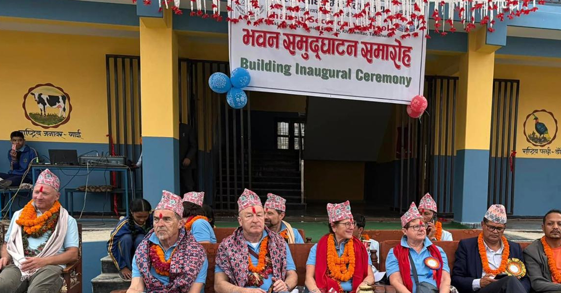 दमौलीमा बन्यो दुई करोड लागतमा विद्यालय भवन