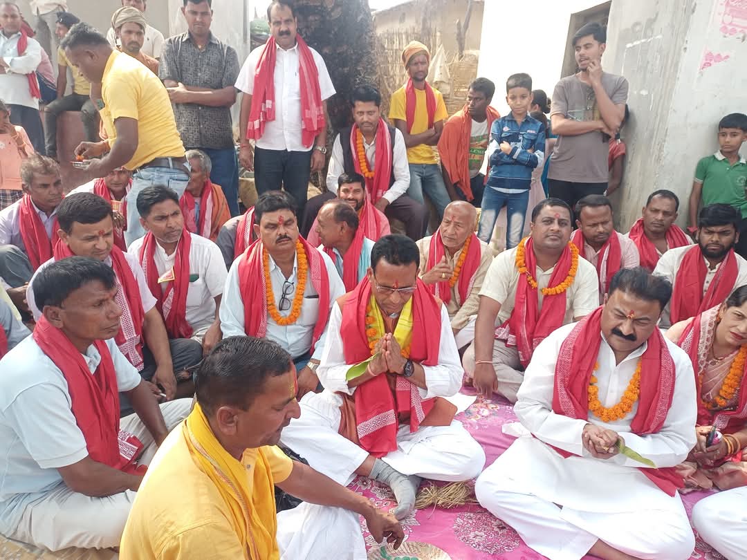 पेखरियामा सडक र नाला शिलान्यासपछि मन्त्री गुप्ताले भने– राम्रो काम गर्नुहोस् अझै बजेट ल्याउँछु