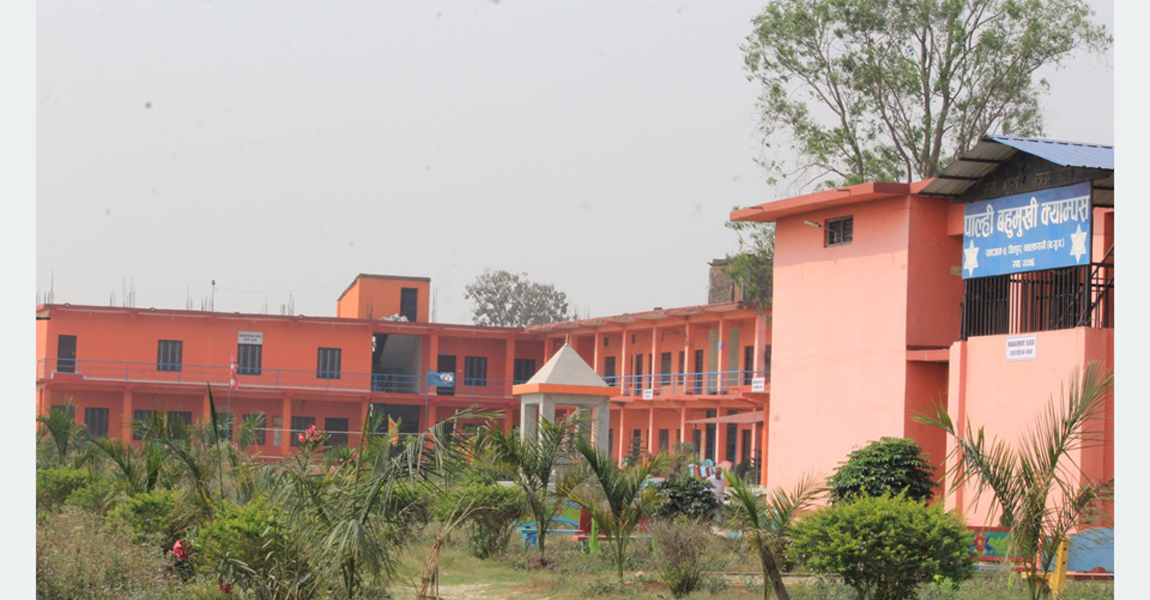 छोरीबुहारीले धानेको नवलपरासीको पाल्ही बहुमुखी क्याम्पस