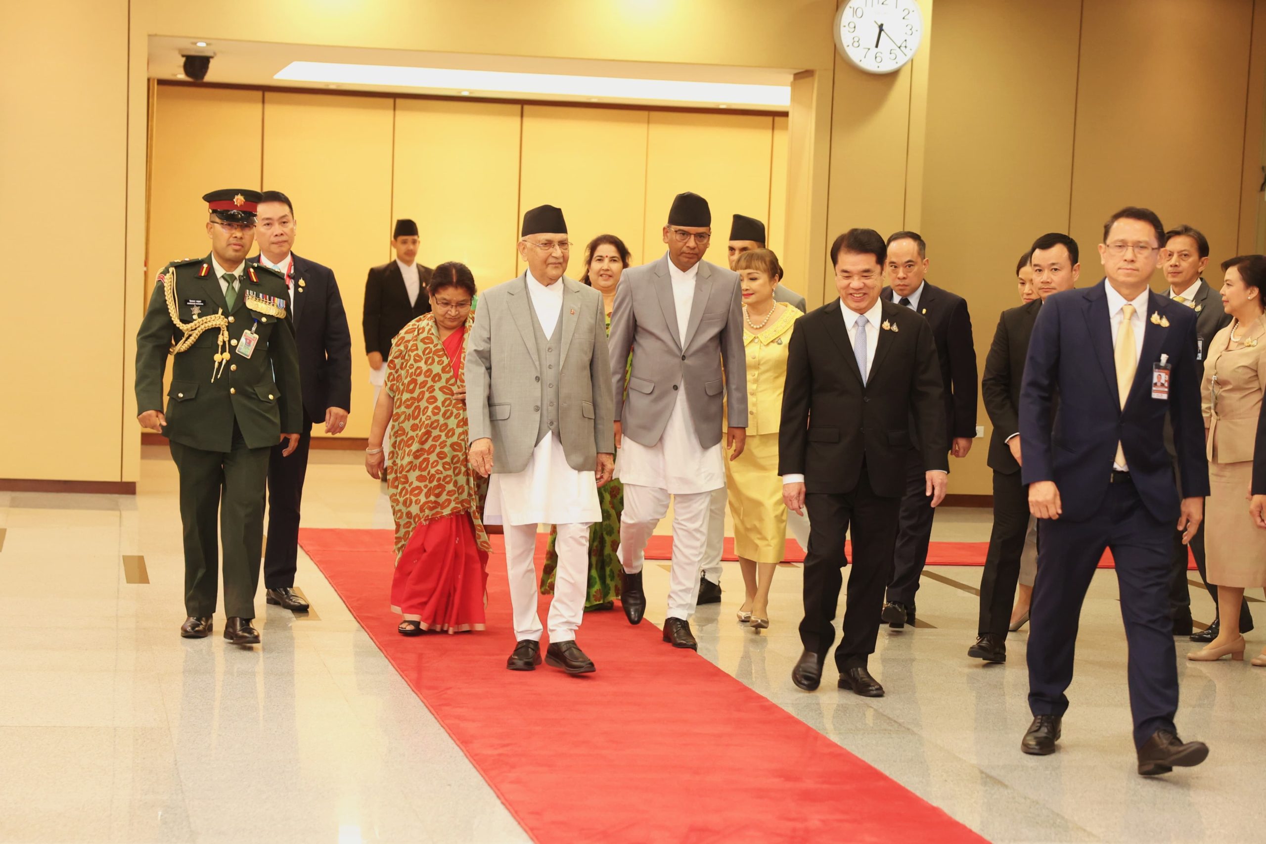 बिमस्टेकमा भाग लिन बैंकक पुगे प्रधानमन्त्री ओली