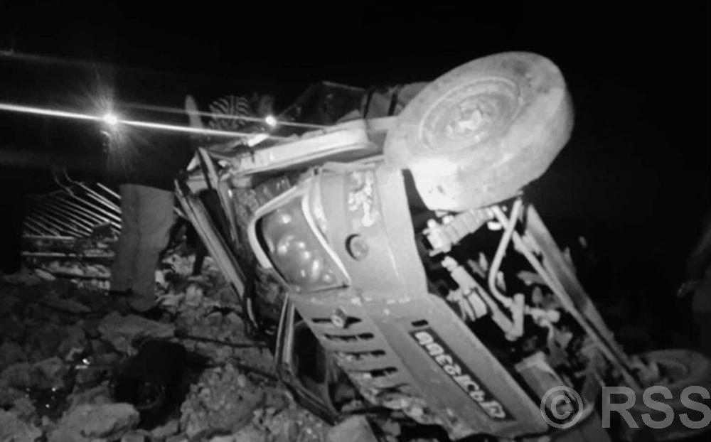 पाल्पामा जिप दुर्घटना हुँदा तीनको मृत्यु, दुई घाइते