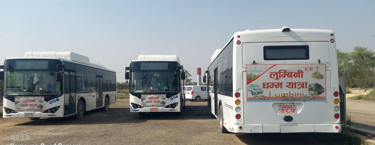 लुम्बिनीका विद्युतीय सवारी प्रयोगविहित