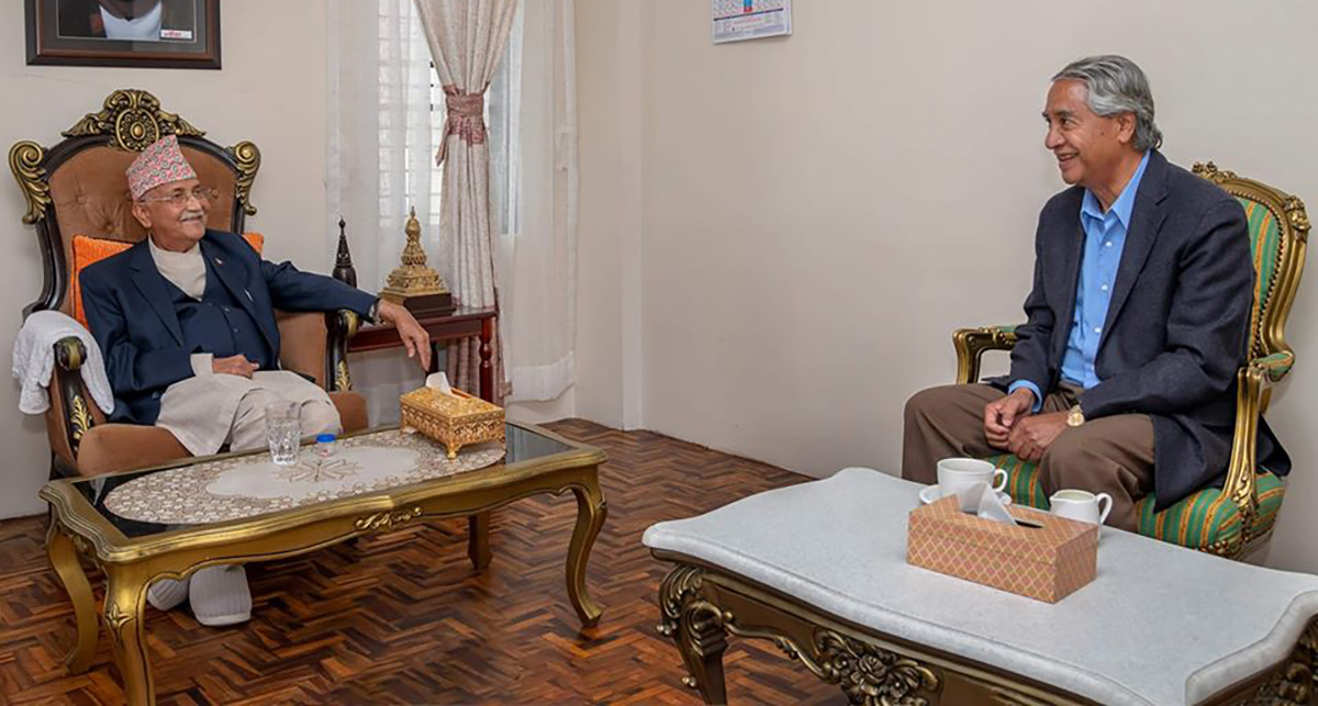 प्रधानमन्त्री ओली र कांग्रेस सभापति देउवाबीच भेटवार्ता, सरकार परिवर्तनको चर्चा के हो ?