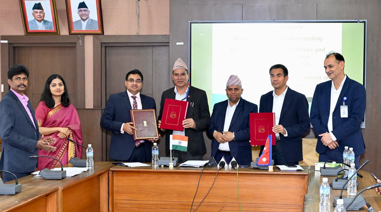 भारतको ६२ करोड सहयोगमा नेपालमा बन्ने १० परियोजनामा हस्ताक्षर