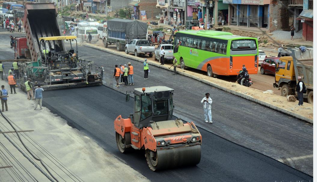 पोखरा–मुग्लिन सडक: पश्चिम खण्डको भौतिक प्रगति ५५ प्रतिशत